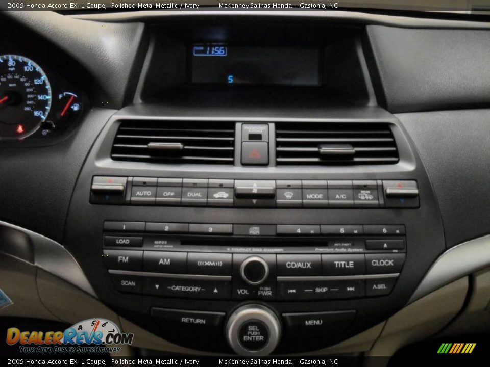 Controls of 2009 Honda Accord EX-L Coupe Photo #14