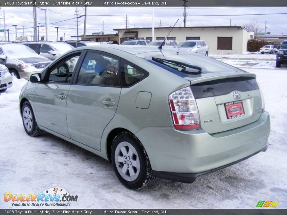 2008 Toyota Prius Hybrid Silver Pine Mica / Gray Photo #5