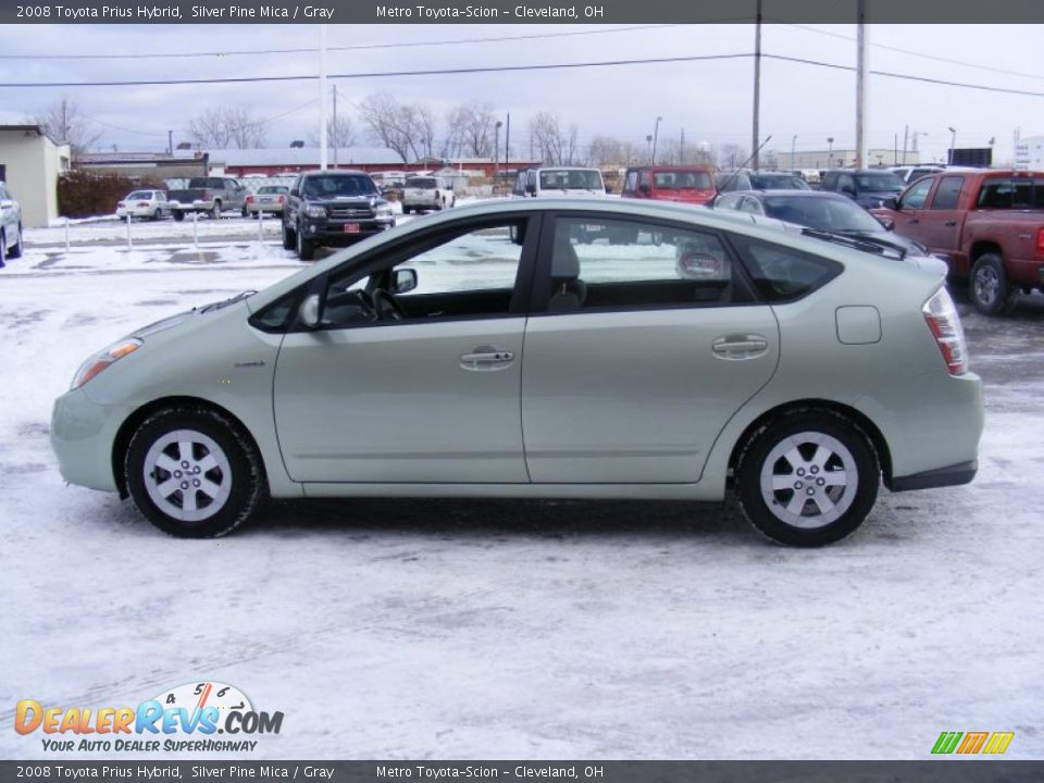 2008 Toyota Prius Hybrid Silver Pine Mica / Gray Photo #6