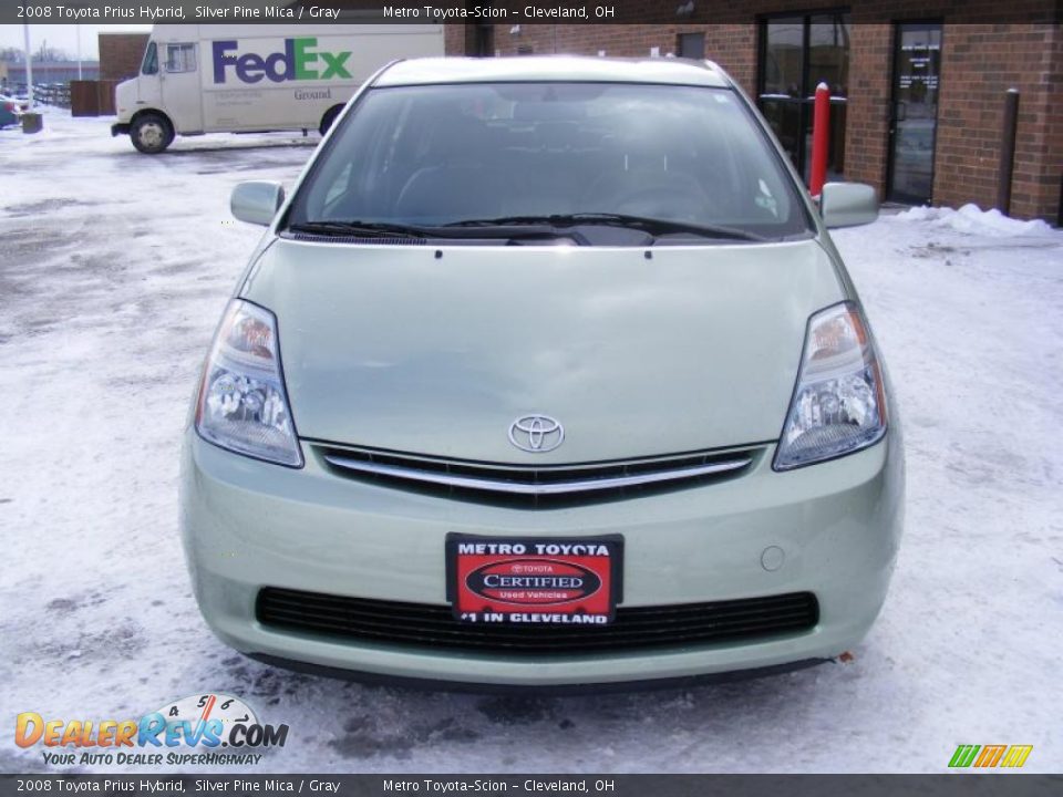 2008 Toyota Prius Hybrid Silver Pine Mica / Gray Photo #8