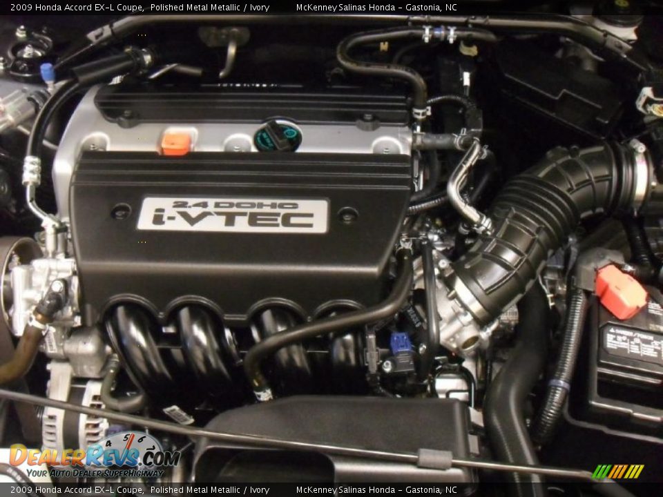 2009 Honda Accord EX-L Coupe 2.4 Liter DOHC 16-Valve i-VTEC 4 Cylinder Engine Photo #29