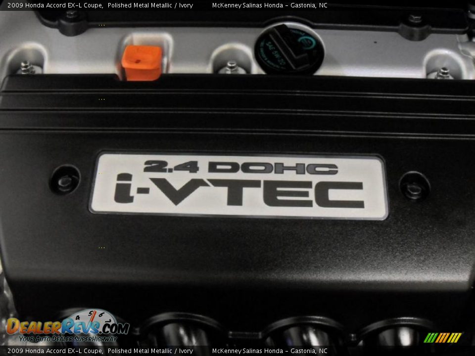 2009 Honda Accord EX-L Coupe 2.4 Liter DOHC 16-Valve i-VTEC 4 Cylinder Engine Photo #30