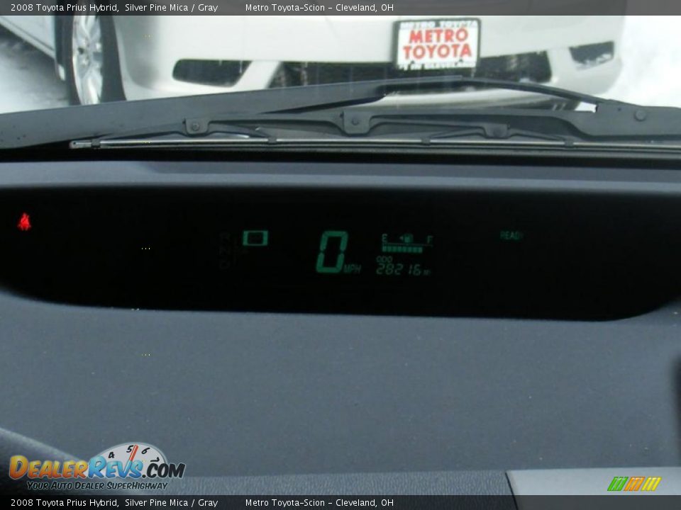 2008 Toyota Prius Hybrid Silver Pine Mica / Gray Photo #17