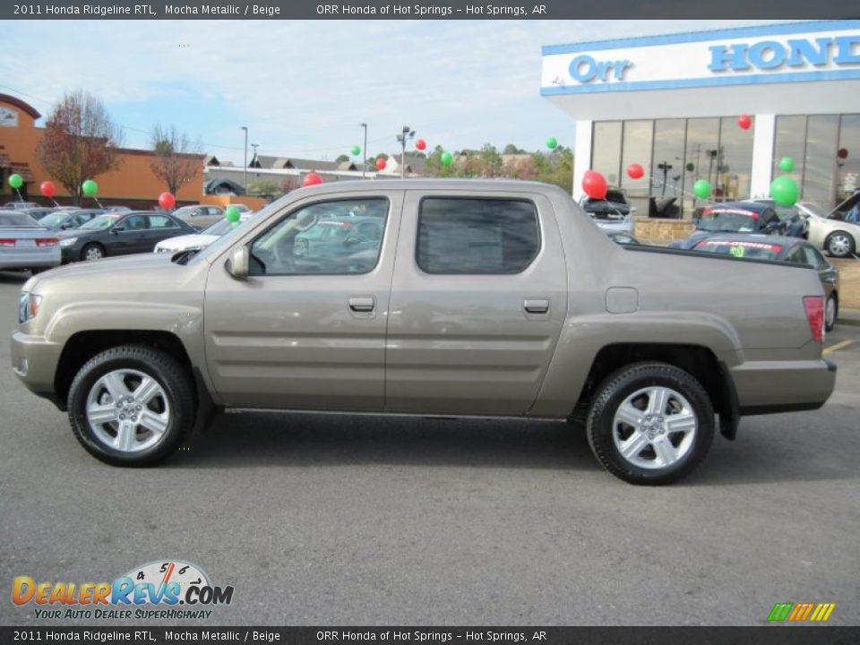 2011 Honda Ridgeline RTL Mocha Metallic / Beige Photo #2