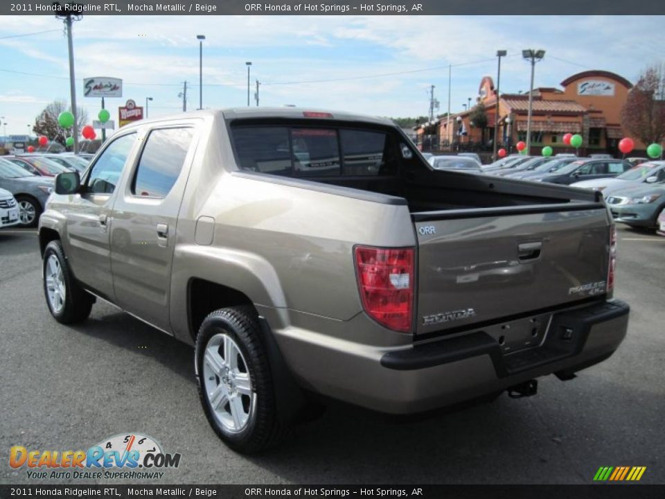 2011 Honda Ridgeline RTL Mocha Metallic / Beige Photo #3