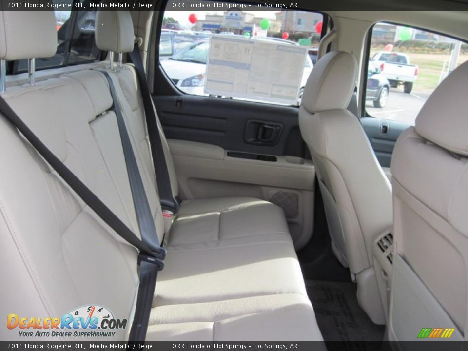 Beige Interior - 2011 Honda Ridgeline RTL Photo #15