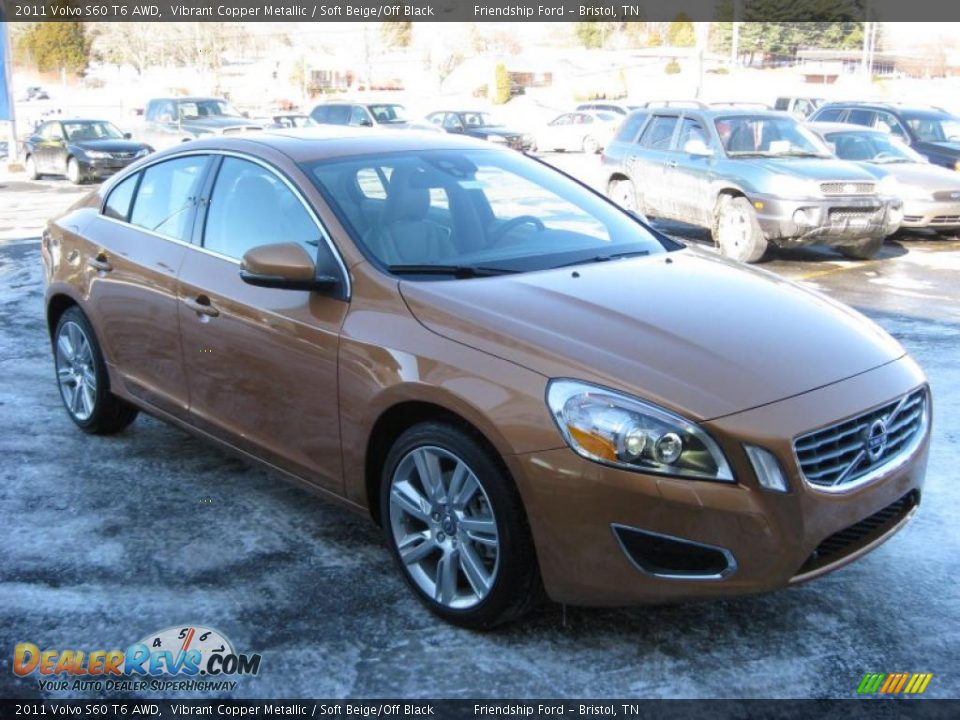 Vibrant Copper Metallic 2011 Volvo S60 T6 AWD Photo #3