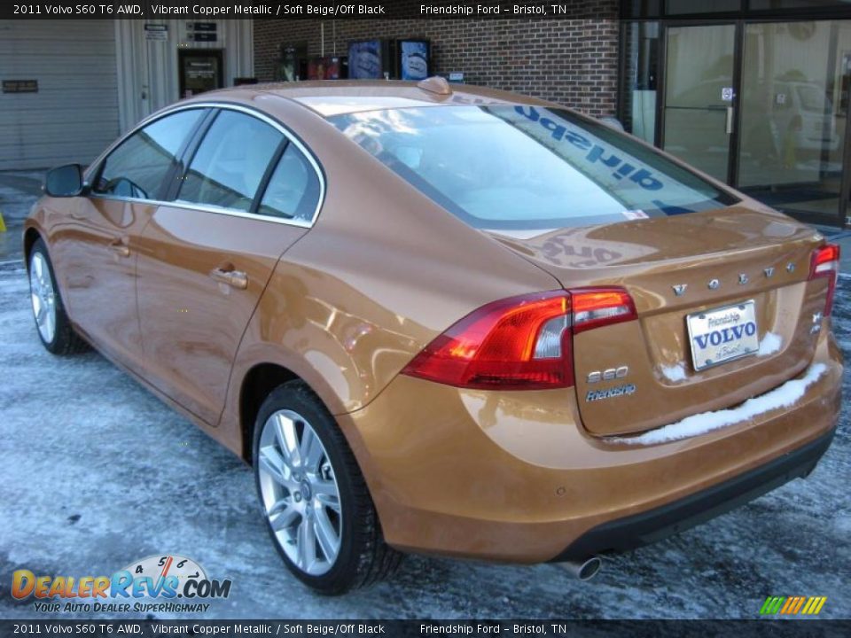 Vibrant Copper Metallic 2011 Volvo S60 T6 AWD Photo #7