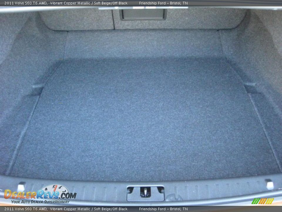 2011 Volvo S60 T6 AWD Trunk Photo #10