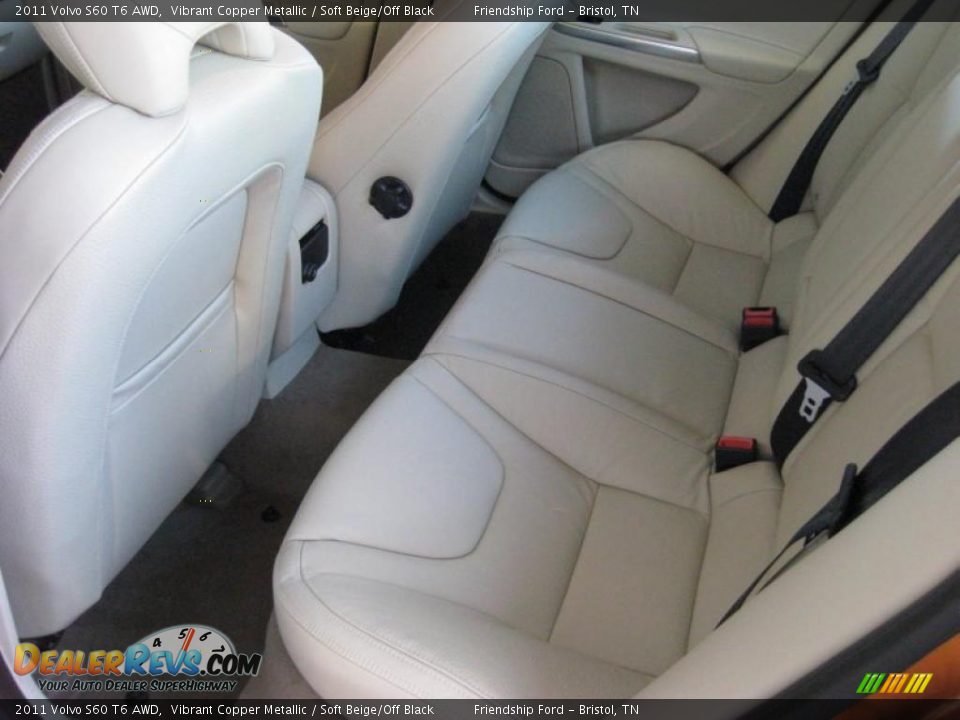 Soft Beige/Off Black Interior - 2011 Volvo S60 T6 AWD Photo #14