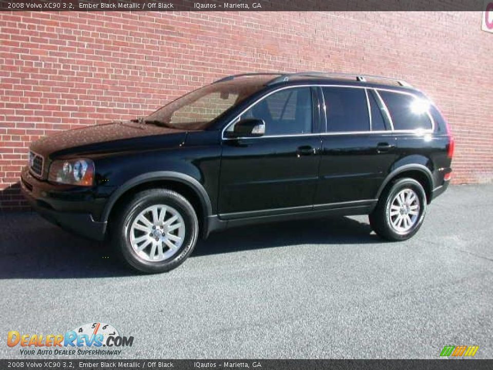 2008 Volvo XC90 3.2 Ember Black Metallic / Off Black Photo #1