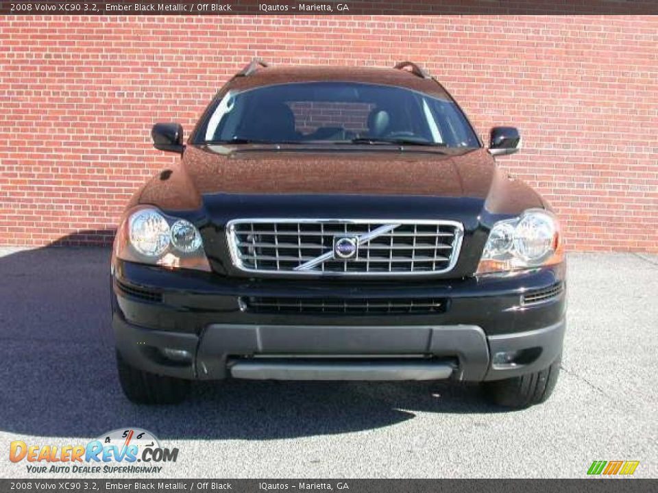 2008 Volvo XC90 3.2 Ember Black Metallic / Off Black Photo #4