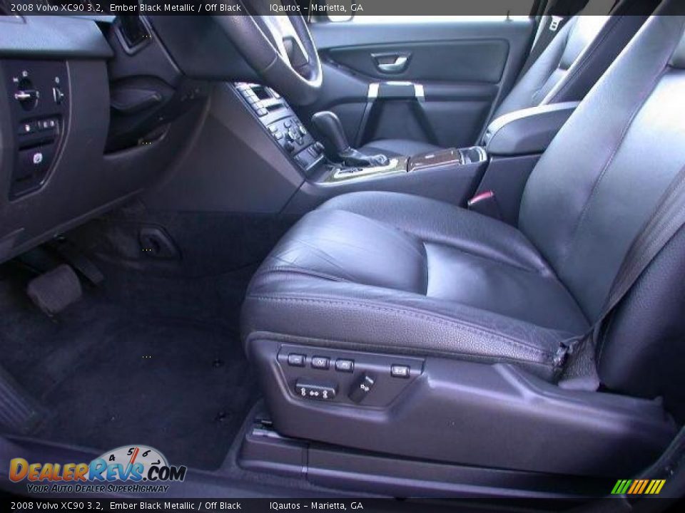 2008 Volvo XC90 3.2 Ember Black Metallic / Off Black Photo #15