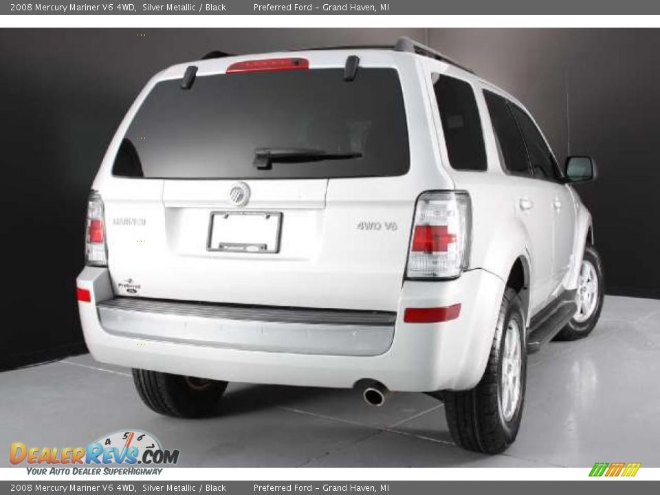 2008 Mercury Mariner V6 4WD Silver Metallic / Black Photo #2