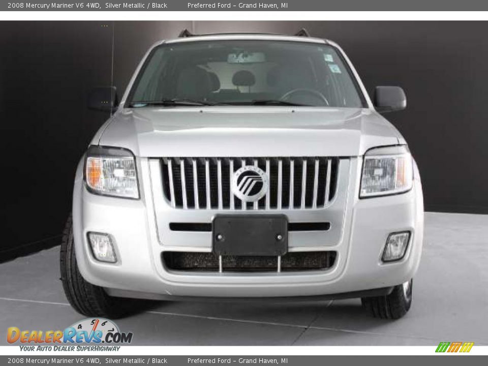 2008 Mercury Mariner V6 4WD Silver Metallic / Black Photo #3