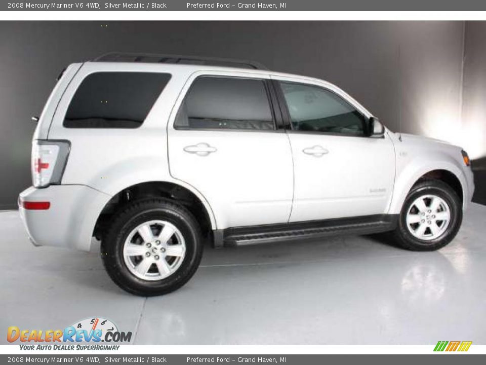 2008 Mercury Mariner V6 4WD Silver Metallic / Black Photo #6