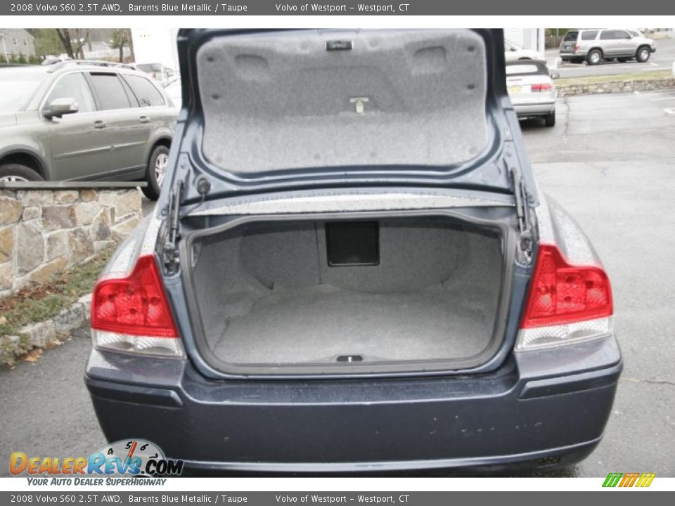 2008 Volvo S60 2.5T AWD Trunk Photo #8