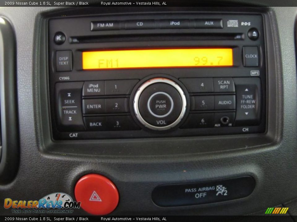 2009 Nissan Cube 1.8 SL Super Black / Black Photo #17