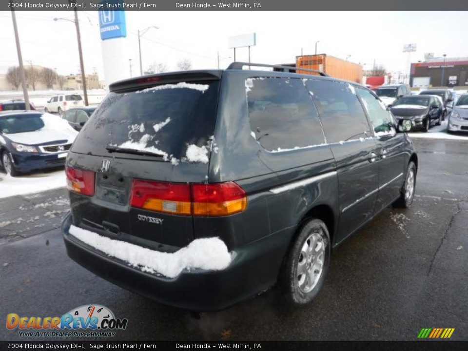 2004 Honda Odyssey EX-L Sage Brush Pearl / Fern Photo #4