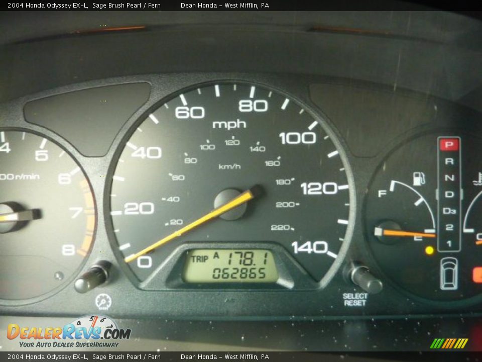 2004 Honda Odyssey EX-L Sage Brush Pearl / Fern Photo #15