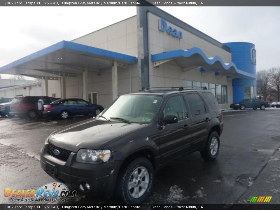 2007 Ford Escape XLT V6 4WD Tungsten Grey Metallic / Medium/Dark Pebble Photo #1