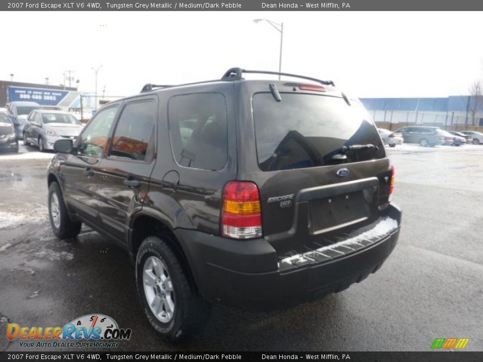 2007 Ford Escape XLT V6 4WD Tungsten Grey Metallic / Medium/Dark Pebble Photo #2