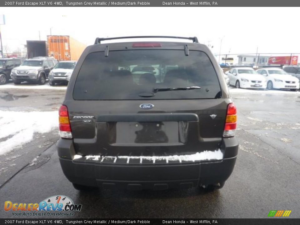 2007 Ford Escape XLT V6 4WD Tungsten Grey Metallic / Medium/Dark Pebble Photo #3