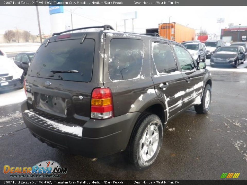 2007 Ford Escape XLT V6 4WD Tungsten Grey Metallic / Medium/Dark Pebble Photo #4