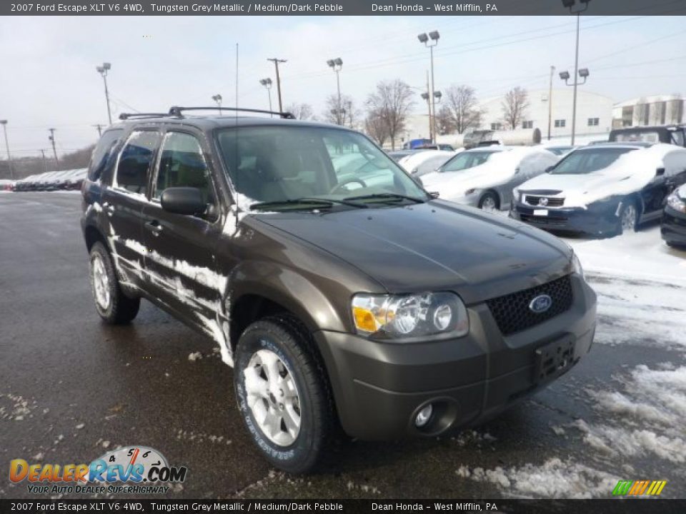 2007 Ford Escape XLT V6 4WD Tungsten Grey Metallic / Medium/Dark Pebble Photo #5