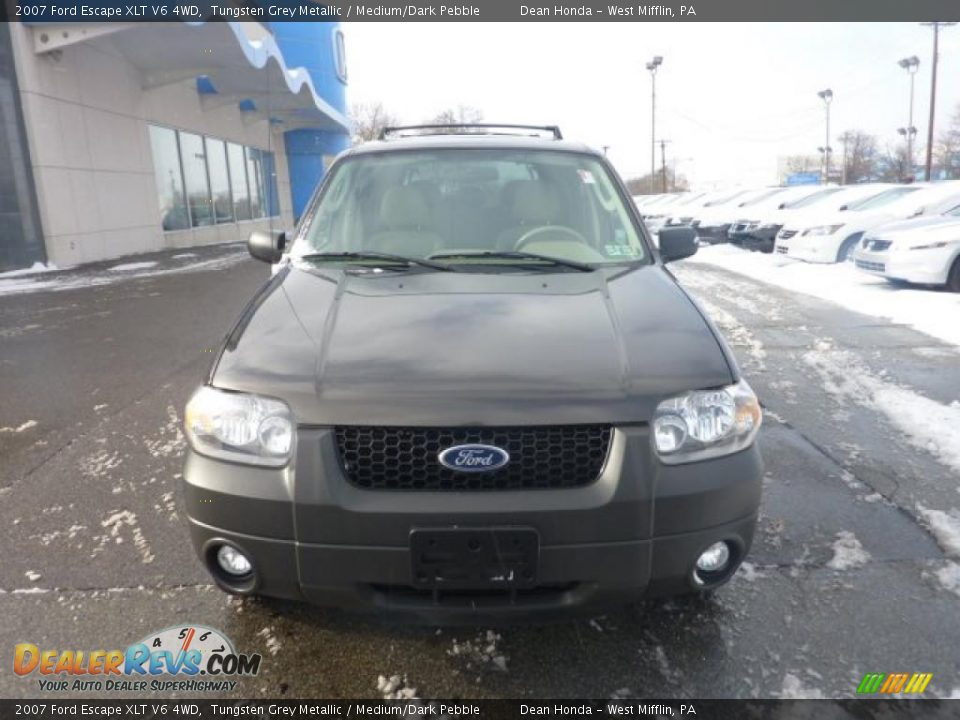 2007 Ford Escape XLT V6 4WD Tungsten Grey Metallic / Medium/Dark Pebble Photo #6