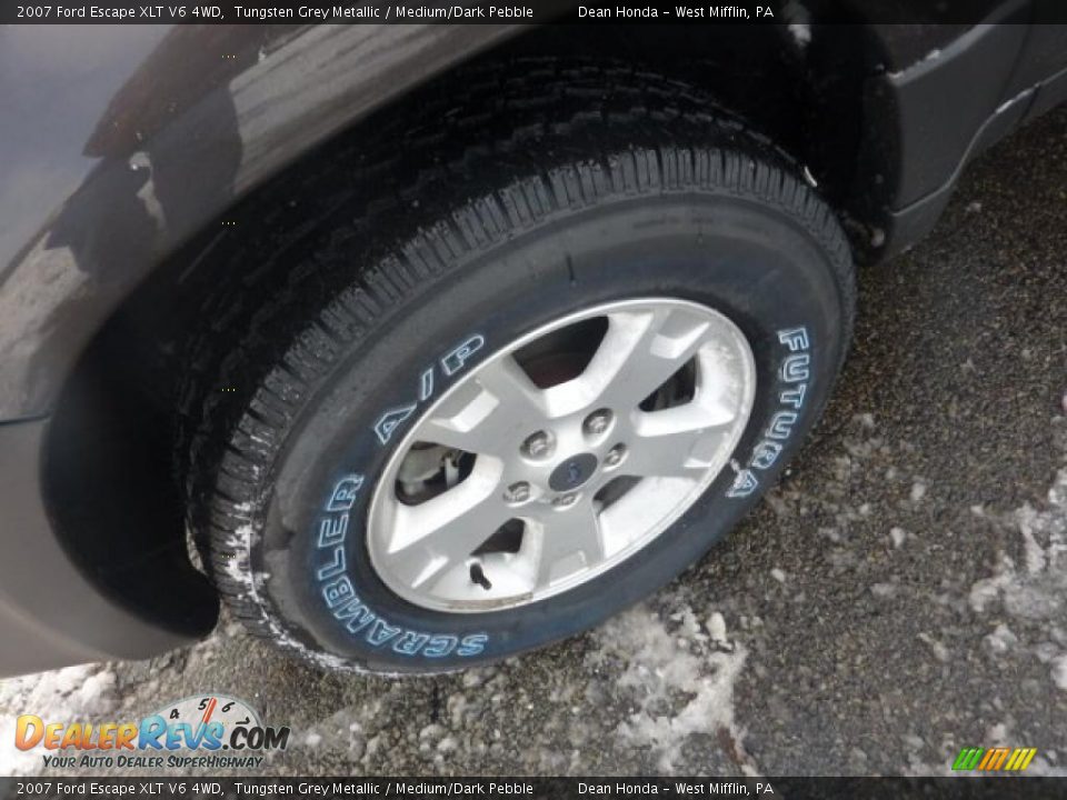 2007 Ford Escape XLT V6 4WD Tungsten Grey Metallic / Medium/Dark Pebble Photo #7