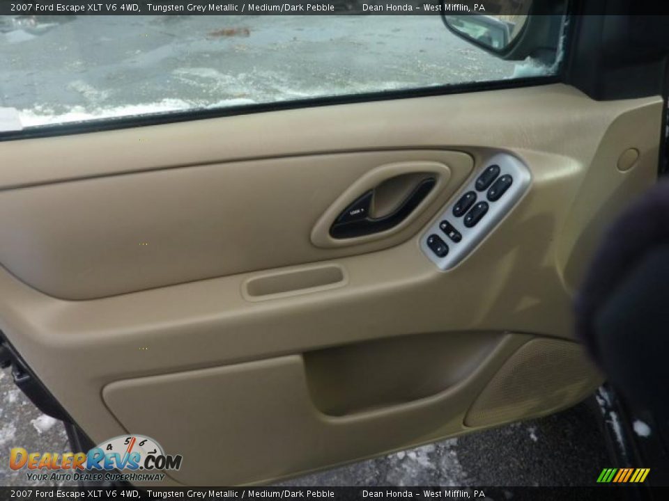 2007 Ford Escape XLT V6 4WD Tungsten Grey Metallic / Medium/Dark Pebble Photo #11