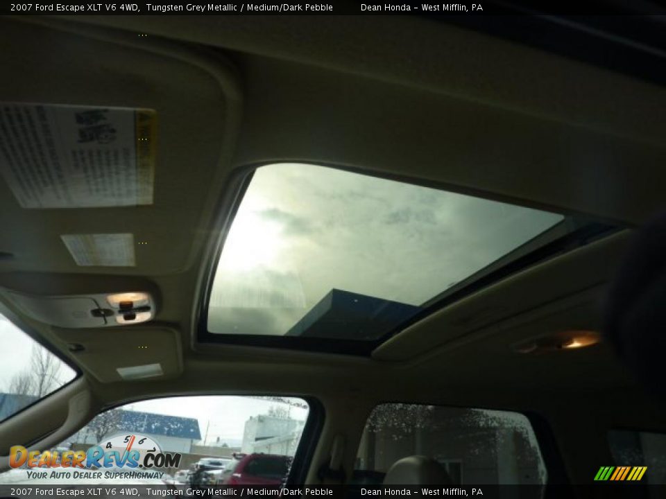 2007 Ford Escape XLT V6 4WD Tungsten Grey Metallic / Medium/Dark Pebble Photo #12