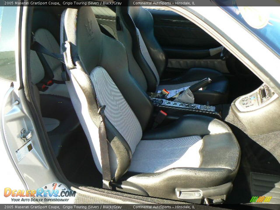 2005 Maserati GranSport Coupe Grigio Touring (Silver) / Black/Gray Photo #8