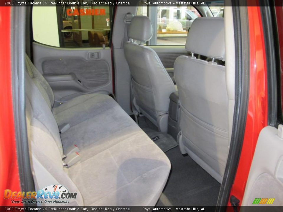 2003 Toyota Tacoma V6 PreRunner Double Cab Radiant Red / Charcoal Photo #7