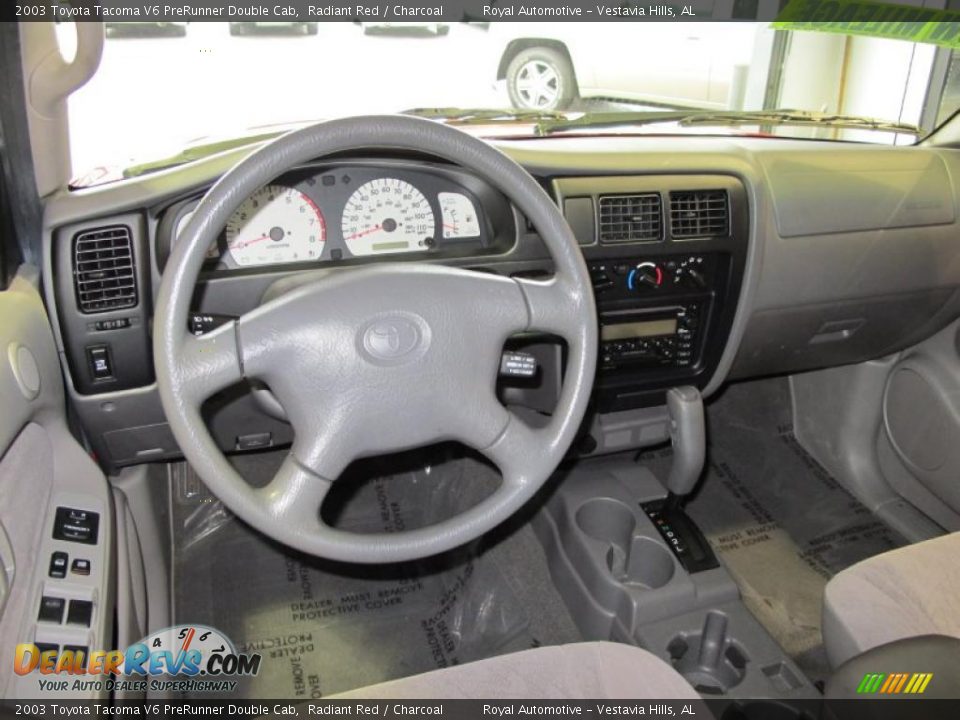 Charcoal Interior - 2003 Toyota Tacoma V6 PreRunner Double Cab Photo #11