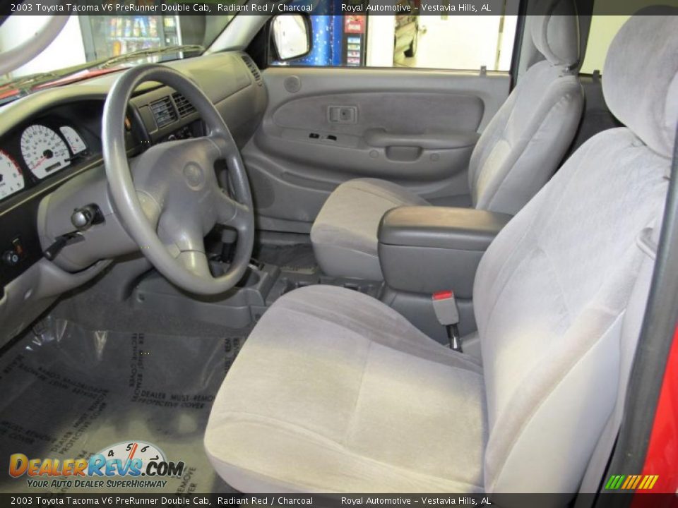Charcoal Interior - 2003 Toyota Tacoma V6 PreRunner Double Cab Photo #12