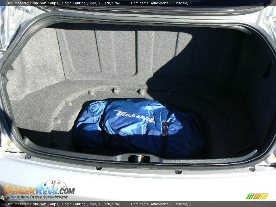 2005 Maserati GranSport Coupe Grigio Touring (Silver) / Black/Gray Photo #11
