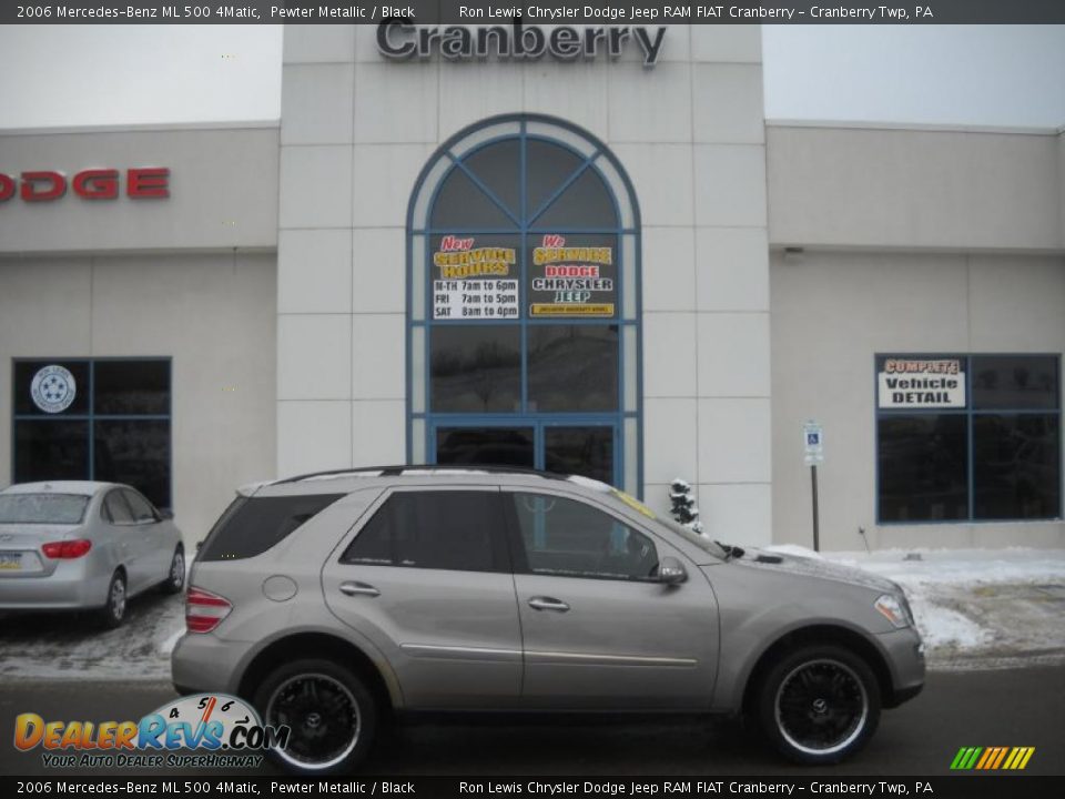2006 Mercedes-Benz ML 500 4Matic Pewter Metallic / Black Photo #1