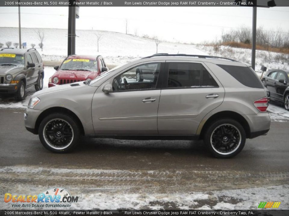 2006 Mercedes-Benz ML 500 4Matic Pewter Metallic / Black Photo #5