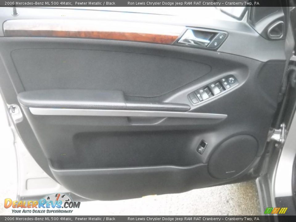 2006 Mercedes-Benz ML 500 4Matic Pewter Metallic / Black Photo #6