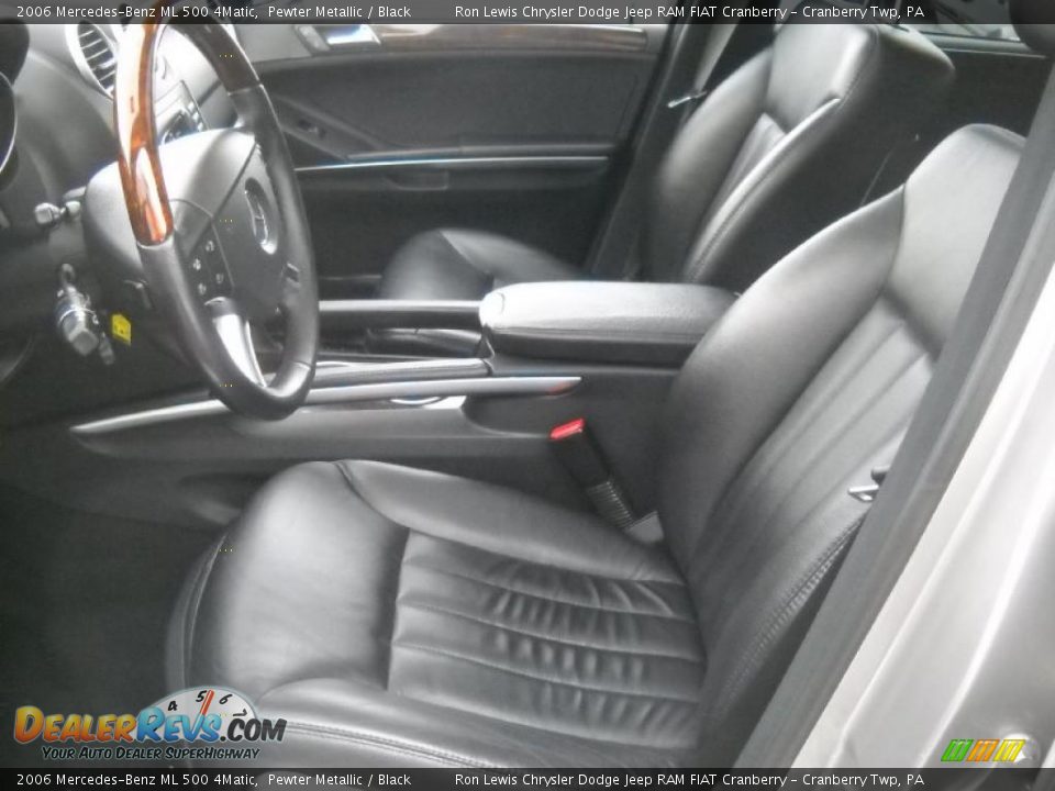 Black Interior - 2006 Mercedes-Benz ML 500 4Matic Photo #8