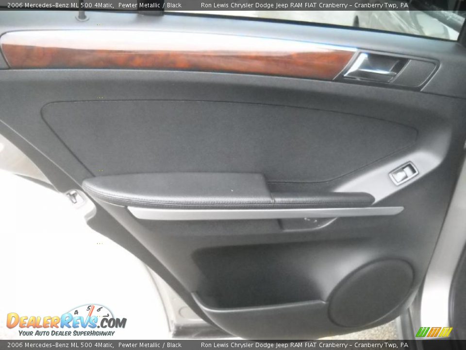 2006 Mercedes-Benz ML 500 4Matic Pewter Metallic / Black Photo #10