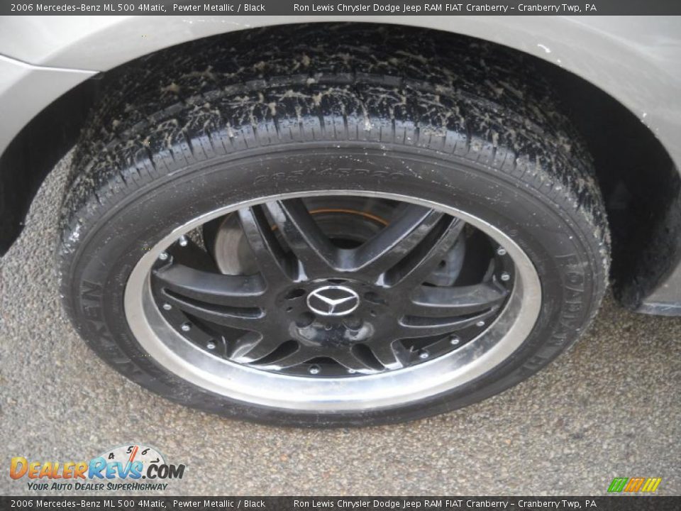2006 Mercedes-Benz ML 500 4Matic Pewter Metallic / Black Photo #16