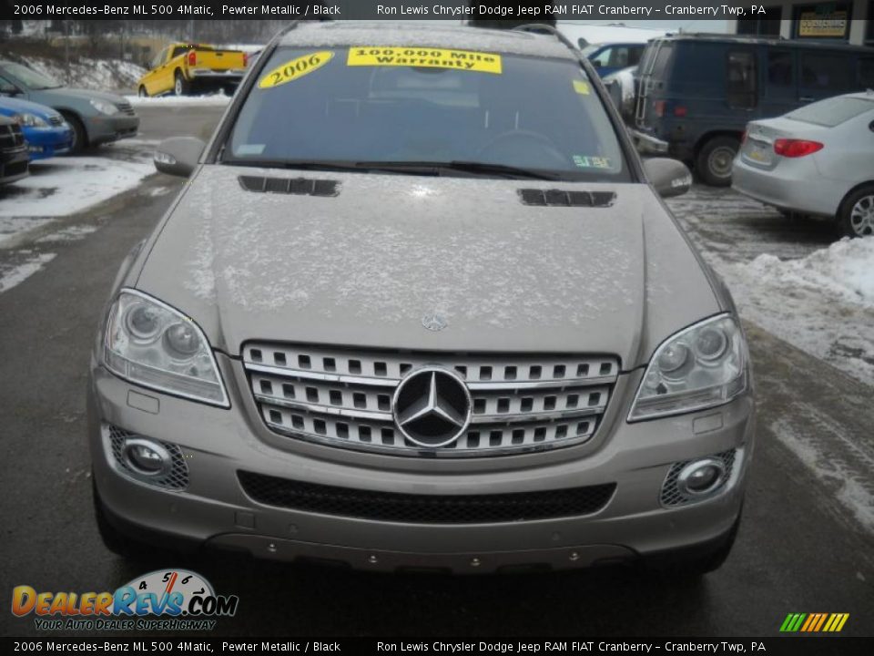 2006 Mercedes-Benz ML 500 4Matic Pewter Metallic / Black Photo #19