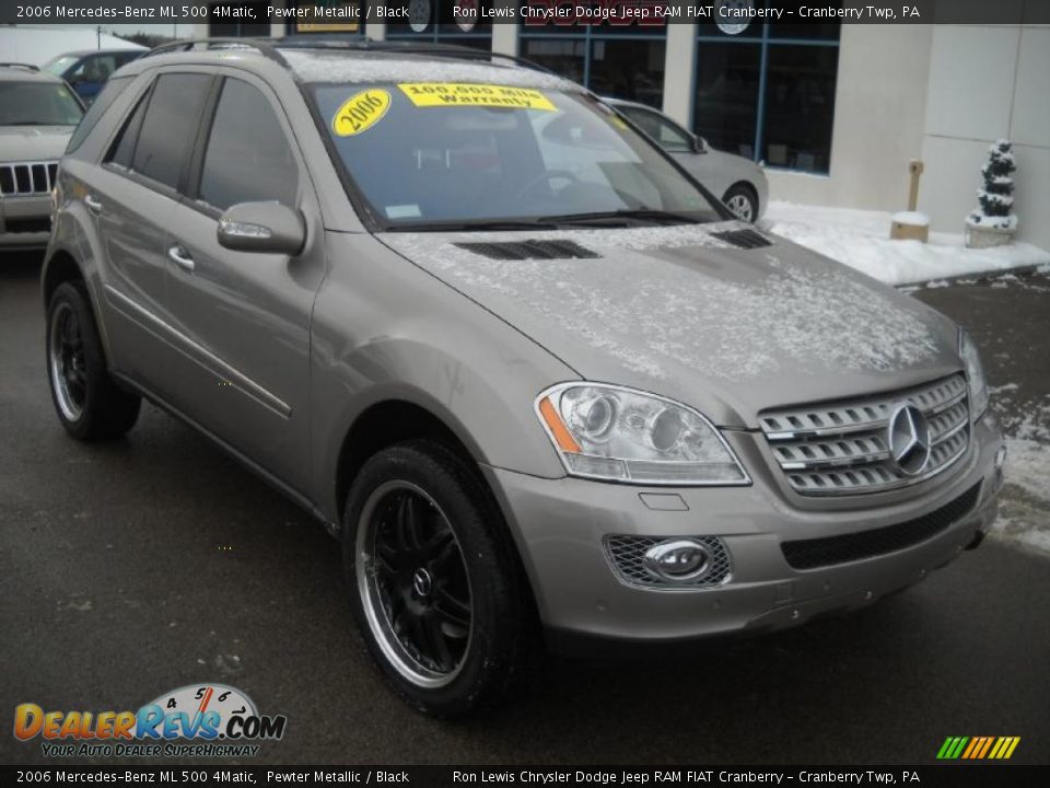 2006 Mercedes-Benz ML 500 4Matic Pewter Metallic / Black Photo #20