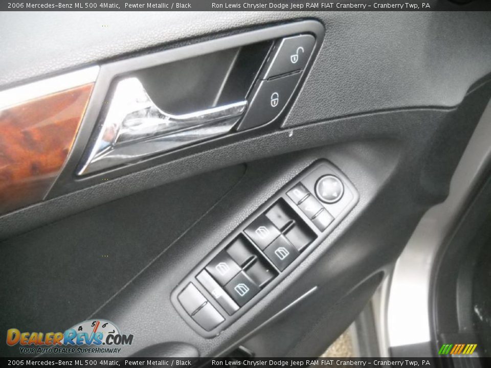 2006 Mercedes-Benz ML 500 4Matic Pewter Metallic / Black Photo #21