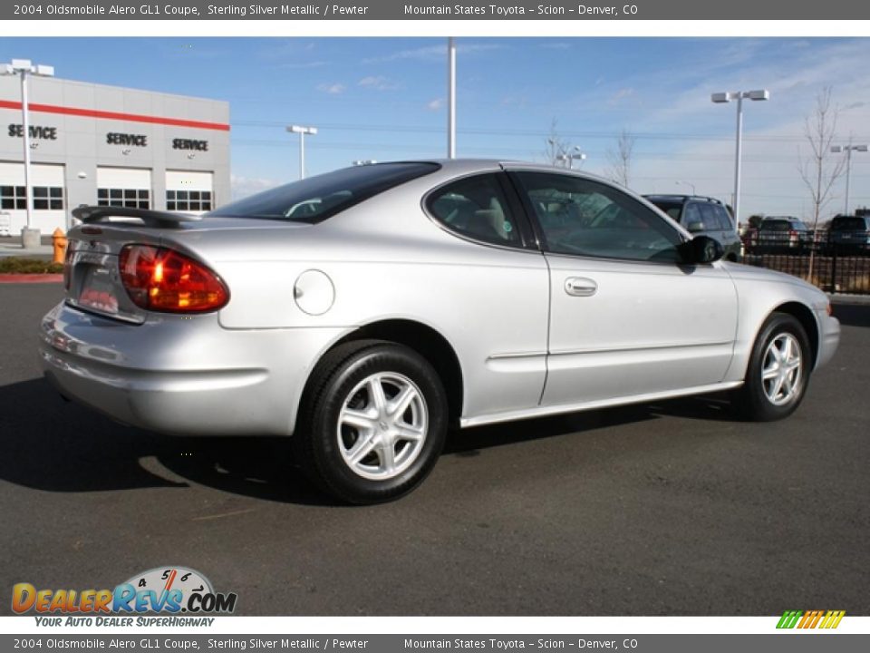 2004 Oldsmobile Alero GL1 Coupe Sterling Silver Metallic / Pewter Photo #2