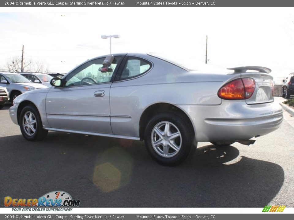 2004 Oldsmobile Alero GL1 Coupe Sterling Silver Metallic / Pewter Photo #4