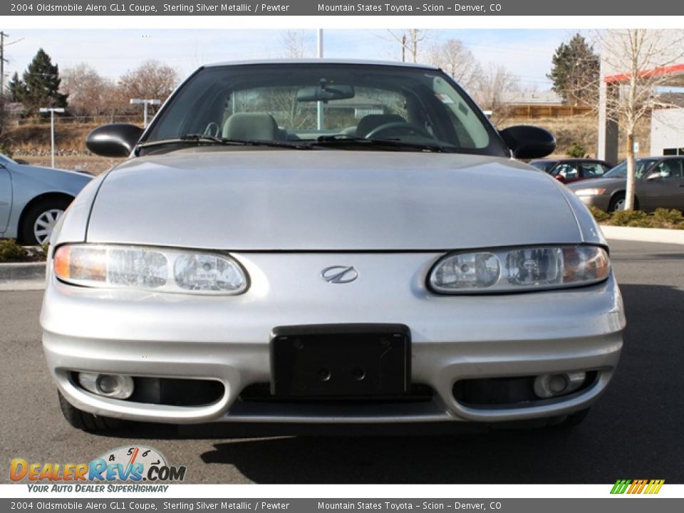 2004 Oldsmobile Alero GL1 Coupe Sterling Silver Metallic / Pewter Photo #6